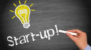 Text "About Start up". Test True/false.