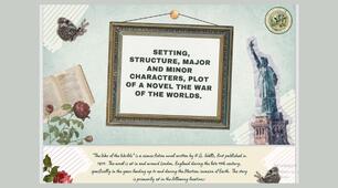 Презентація: "Setting, structure, major and minor characters, plot of a novel The War of the Worlds"