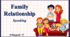 Презентація " Family Relationship. Speaking"