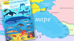 Чорне море. Мапа Чорного моря. Жителі Чорного моря