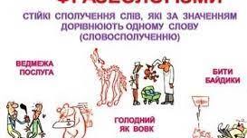 ПРЕЗЕНТАЦІЯ "Фразеологія. Узагальнення вивченого"