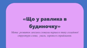1 тип Складової структури слова