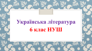 Діагностична (контрольна) робота №1. "Нетлінні скарби. Українська народна творчість як скарбниця духовних цінностей". Варіант 1