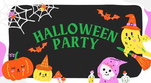 Розтяжка " Український хелловін" та " Hellowen party"