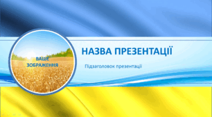 Шаблон презентації в українському стилі 14
