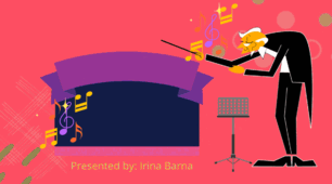 Презентація на тему: «Music : People in music» («Музичні професії»).