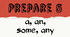 Prepare 5. Unit 6. Party Time. Grammar. Countable / uncountable nouns. A, AN, SOME, ANY