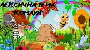 Конспект заняття "У світі комах"