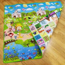 Двухсторонний складной детский коврик Active Baby 200 x 180 см. Толщиной 0.5см. Для ползания и игр малышей от 0. Разноцветный + сумка-чехол для хранения – фото, отзывы, характеристики в интернет-магазине ROZETKA от