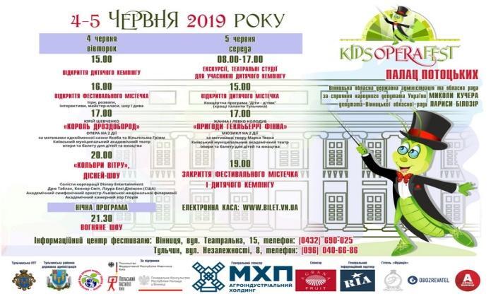 Програма Operafest Tulchyn на Вінниччині: про новинки і розклад вистав