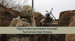 Поняття про вогневу позицію в обороні.