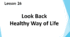 Form 8. Lesson 26. Look Back. Unit 2. Healthy Way of Life. 