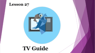 Form 9. Lesson 27. TV Guide.