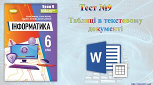 Таблиці в текстовому документі
