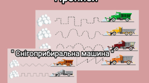 Прописи "Снігоприбиральна машина" (зима)