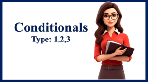 Conditionals: 1 2 3 