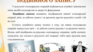 Подвійний запис, його сутність і значення