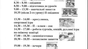 Режим дня.