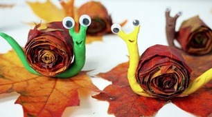 «Leaf Snails» - допитливі равлики з осіннього листя.