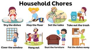 Vocabulary Doing Chores