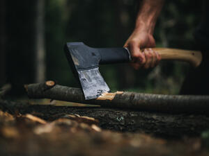 Купити Сокира теслярська Fiskars Norden N10 з дерев'яною рукояттю, 47.6 см, 1201г (1051143), ціна 3099 ₴ - Prom.ua (ID# 1794870403)