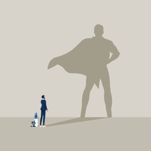 2 200+ kuvitusta, rojaltivapaata vektorigrafiikkaa ja leikekuvaa aiheesta Superhero Shadow - iStock