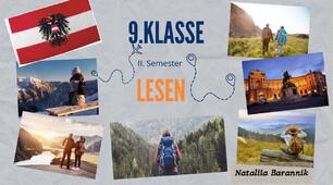 Німецька мова 9 клас другий семестр контроль читання (9.Klasse II.Semester Lesen "Österreich")