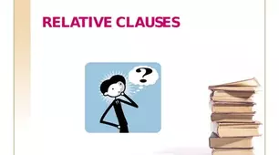 19. Grammar. Relative clauses