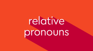 Relative pronouns