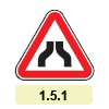Описание: 1.5.1 «Звуження дороги»