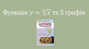 Презентація "Функція корінь n - го степеня із х та її графік"