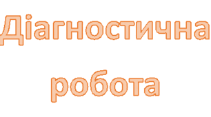Діагностична робота з теми: «Множення та ділення в межах 100 (Повторення)»