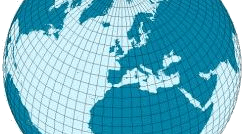 6 клас. Практична робота: Визначення географічної широти та географічної довготи позначених на карті об’єктів.