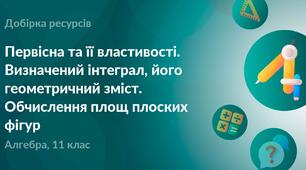 Підготовка до контрольної роботи "Первісні. Інтеграли" 