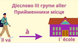 Матеріали до уроку французької мови за темою "Дієслово ІІІ групи aller, прийменники місця"