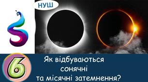 Презентація на тему: Як відбуваються сонячні та місячні затемнення?