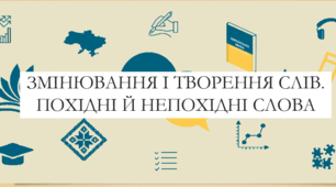 Презентація на тему:  "Змінювання і творення слів. Похідні й непохідні слова" для 6 класу  НУШ