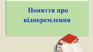 Презентація "Поняття про відокремлення"