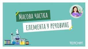 Масова частка елемента в складній речовині