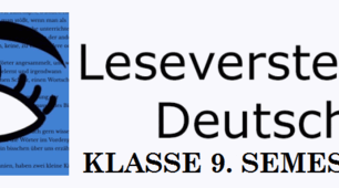 KLASSE 9. LESEVERSTEHEN. SEMESTER I.