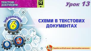 Відеоурок "Схеми в текстових документах"