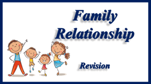 Family Relationship. Revision Test