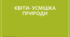 Презентація на тему "Квіти - усмішка природи"