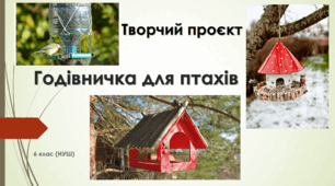 Творчий проєкт "Годівничка для птахів"
