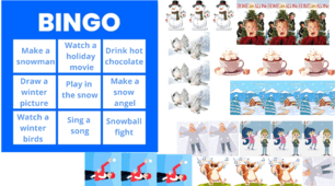 Картки із теми "Winter bingo"