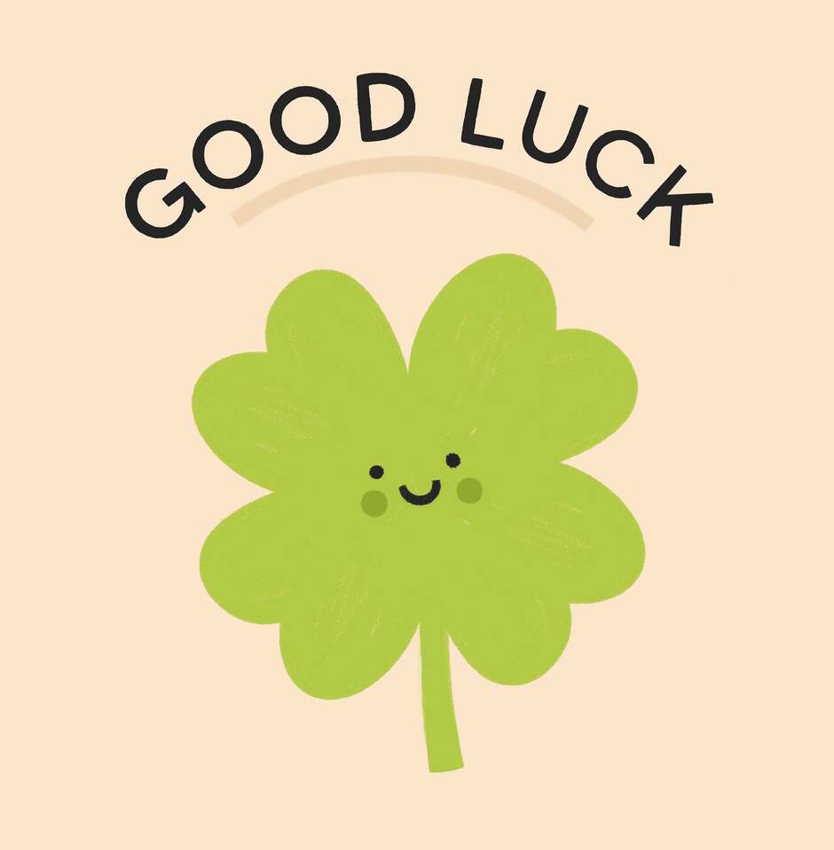 Good Luck Cute Card – Boomf