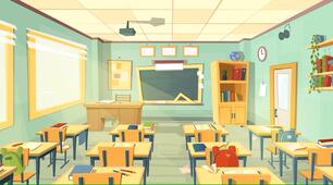 School objects and supplies