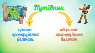 Презентація до уроку "Пряма і обернена пропорційні залежності. Розв'язування задач". 6 клас, НУШ.