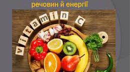 Вітаміни, їх роль в обміні речовин