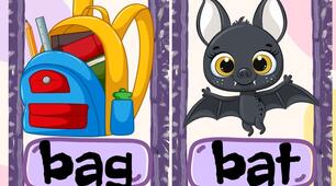 READING CARDS with LETTER Bb (the 1st GRADE)